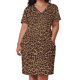 thumbnail image 2 of Vestido holgado de leopardo con bolsillos, falda de mujer, conjuntos de verano para mujer 2025, vestidos elegantes para mujer, 2 of 6