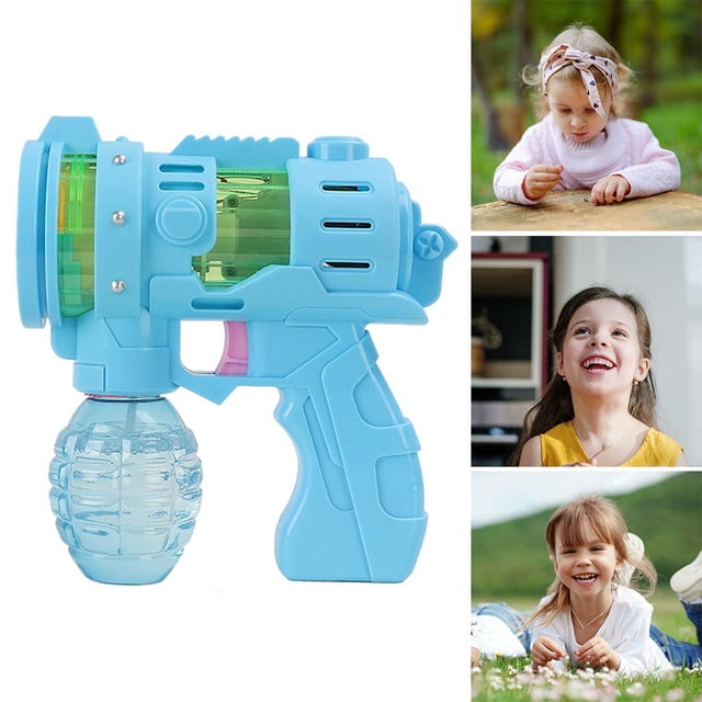 Bubble Blasters con de Burbujas para Juegos de Interior Al para Niños - Azul B CUTICAT máquina de burbujas para niños