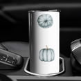 thumbnail image 3 of 20oz Fall Pumpkins Skinny Tumblers Stainless Steel Tumbler with Lid and Straw,Vacuum Insulated Double Wall Travel Tumbler Cups with Cleaning Brush for Coffee,Tea, 3 of 6