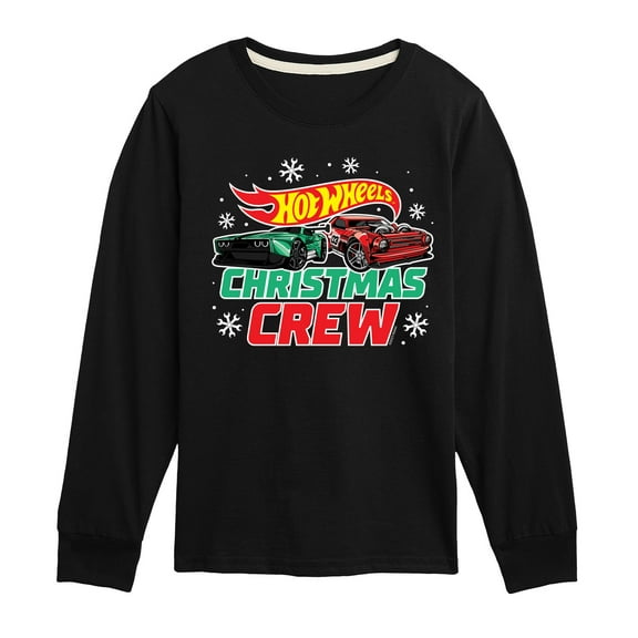 Hot Wheels - Christmas Crew - Toddler & Youth Long Sleeve Graphic T-Shirt