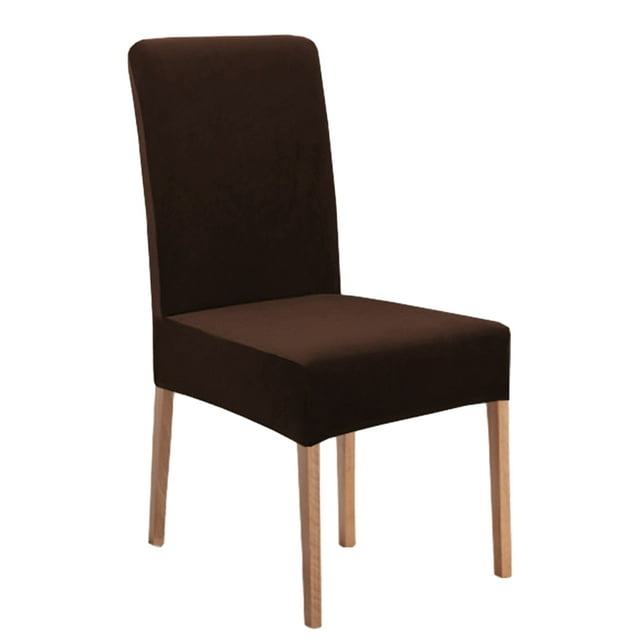 Baohd 4pack/lot Protection And Decoration With Simple And Fashionable Chair Covers Easy To Care Polyester brown