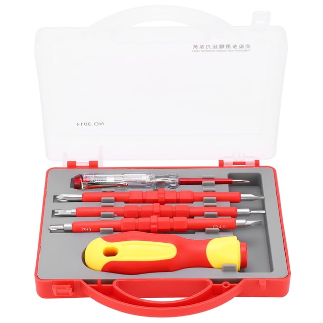 Screwdriver Set Magnetic Head Insulated Slot Cross Special Shaped Electrician Repair Tools