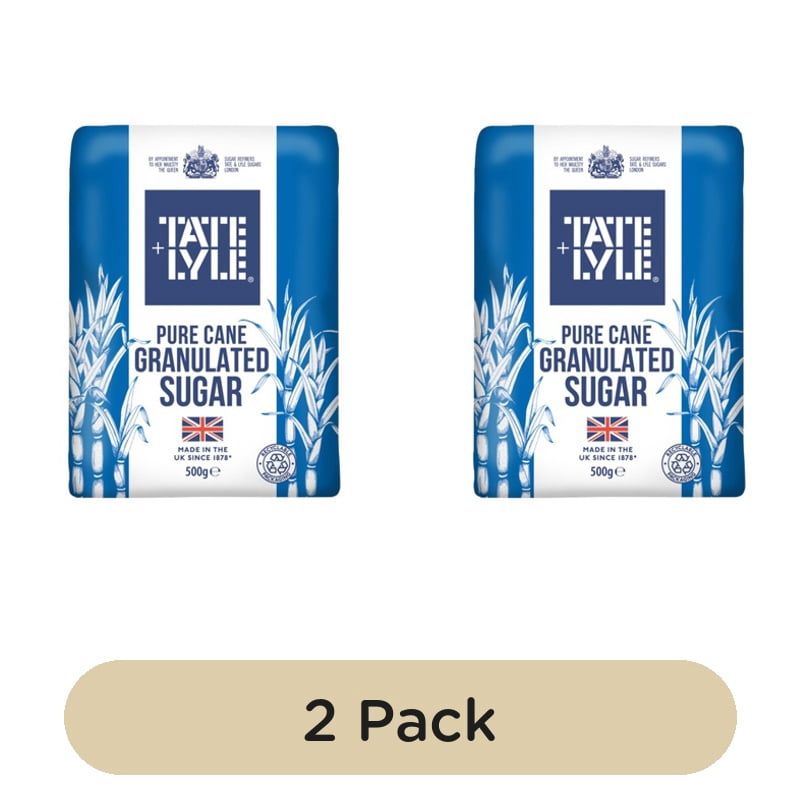 Tate & Lyle Fairtrade Granulated Sugar 500g, British Import (Pack of 2)