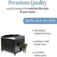 thumbnail image 5 of Jumbo Designer Catbox Litter Box Enclosure in Black, 5 of 12