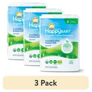 (3 pack) Happy Baby Organics Stage 2 Organic Infant Formula with Probiotic & Prebiotic Blend, 22.9 OZ Container UNIT