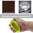thumbnail image 3 of Cenicero redondo de mesa para cigarrillos - Ceniceros Porta cenizas de plástico portátil con 4 ranuras, 3 of 6