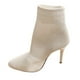thumbnail image 1 of NECHOLOGY Botas Mujer Adulto Femenino Zapatos Botines de mujer Botas de punto transpirables de color sólido a la para mujer Botas de tacón con punta estrecha (Beige, 7), 1 of 6
