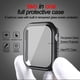 thumbnail image 4 of Smiling Paquete de 2 Estuches con Protector de Pantalla de Vidrio Templado Incorporado Compatible con Apple Watch Series 9 (2023)/Series 8/Series 7 de 45 mm, Estuche rígido para PC con Protector de Pa, 4 of 4