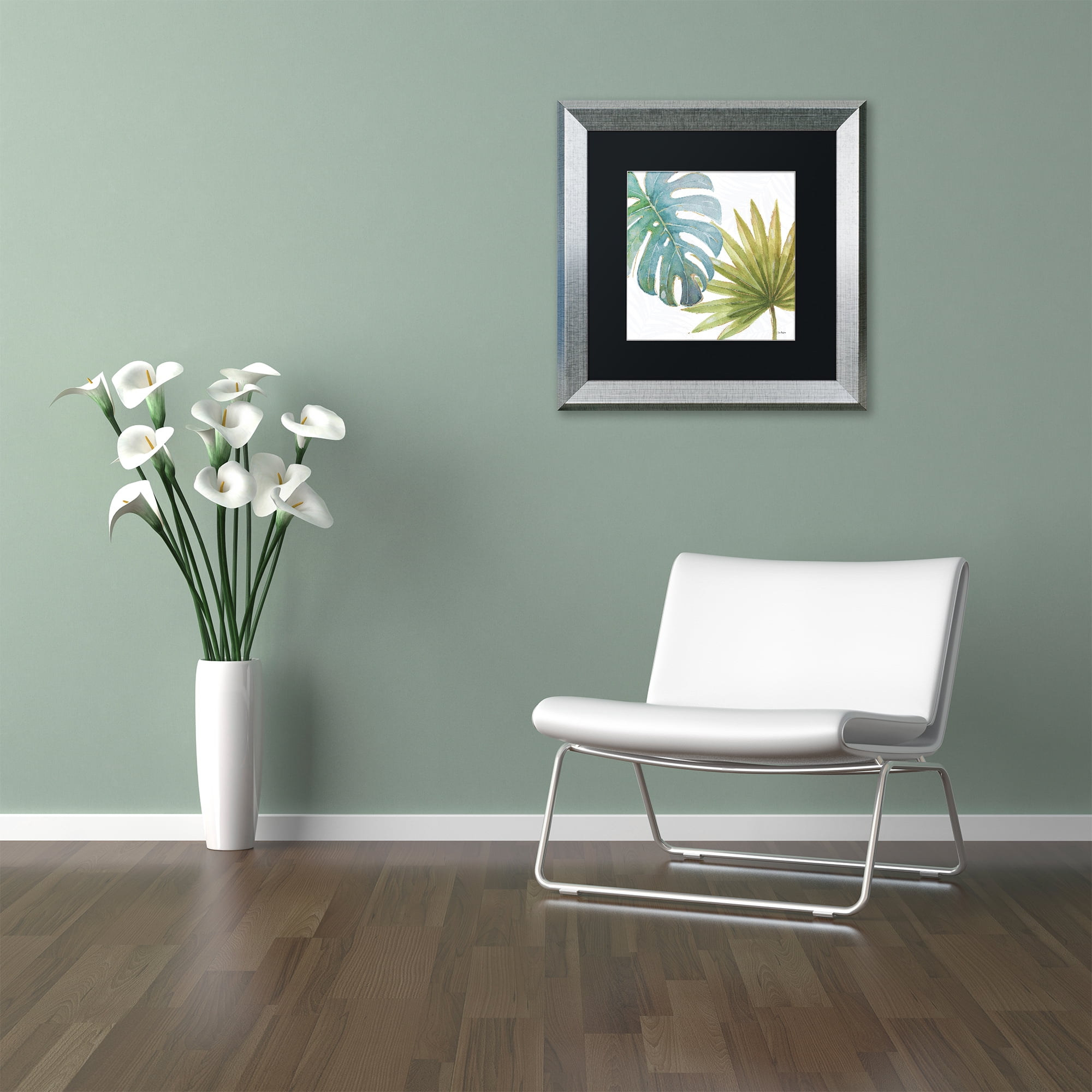Lisa Audit 'Tropical Blush VIII' Matted Framed Art