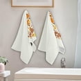 thumbnail image 4 of Hello Autumn Hand Towels for Bathroom, Fall Forest Kitchen Towel 2 PCS Ultra Soft and Highly Absorbent Decorative Fingertip Face Bath Towels for Spa & Hotel, 28.3"x 14.4", 4 of 5