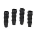 thumbnail image 2 of Dioche Shock Dust Covers, RC Dust Cover, 4 PCS Dustproof Black Shock Dust Accessory 1/10 Off-Road Model Car For Short-Distance Trucks Racing Car 1/8 Off-Road Model Car, 2 of 7
