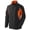 Black/Orange/White, variant on Drop Ship Ladies Water Resistant Polyester Diamond Tech Jacket