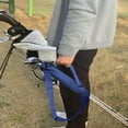 thumbnail image 2 of Golf Club Carrier Bag Nylon Carry Driving Range Travel Shoulder Bag (Blue), 2 of 9