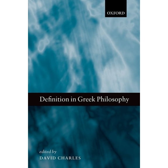 Definition in Greek Philosophy, (Paperback)
