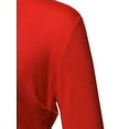 thumbnail image 4 of SSOULM Women's 3/4 Sleeve Open Front Bolero Shrug Cardigan with Plus Size, 4 of 5