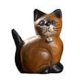 thumbnail image 1 of Estatua de gato, figura de gatito, adorno de gato, artesanía, adorable obra de arte, figura de gatito para Cabeza S derecha, 1 of 7
