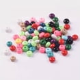 thumbnail image 3 of U8MO 100pcs 6x4mm Rondelle Coated Glass Loose Spacer Beads lot for Jewelry Making-Random Mixed, 3 of 4