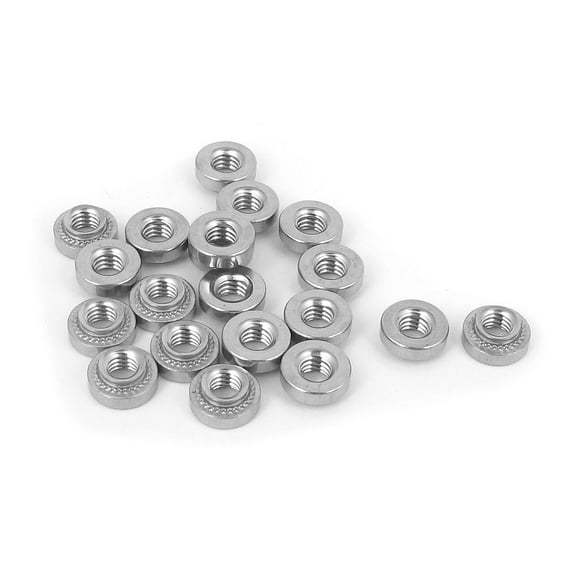 M4 Stainless Steel Self Clinching Rivet Nut Fastener 20Pcs for 1.4mm Thin Plates