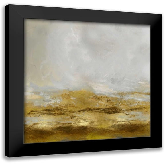 Messina, Jake 12x12 Black Modern Framed Museum Art Print Titled - Golden Terra