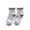 EU47_Gray, variant on Women's Ruffle Mini Crew & Ankle Socks Cotton Daily Wear Socks Solid Color Socks Gray One Size