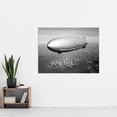 thumbnail image 2 of US Naval Center Airship USS Macon New York 1933 Photo Extra Large XL Wall Art Poster Print, 2 of 3