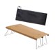 thumbnail image 5 of Mesa de campamento Mesa al aire libre Muebles de campamento estables plegables con bolsa de almacenamiento Aleación de aluminio portátil para patio, Caqui, 5 of 8