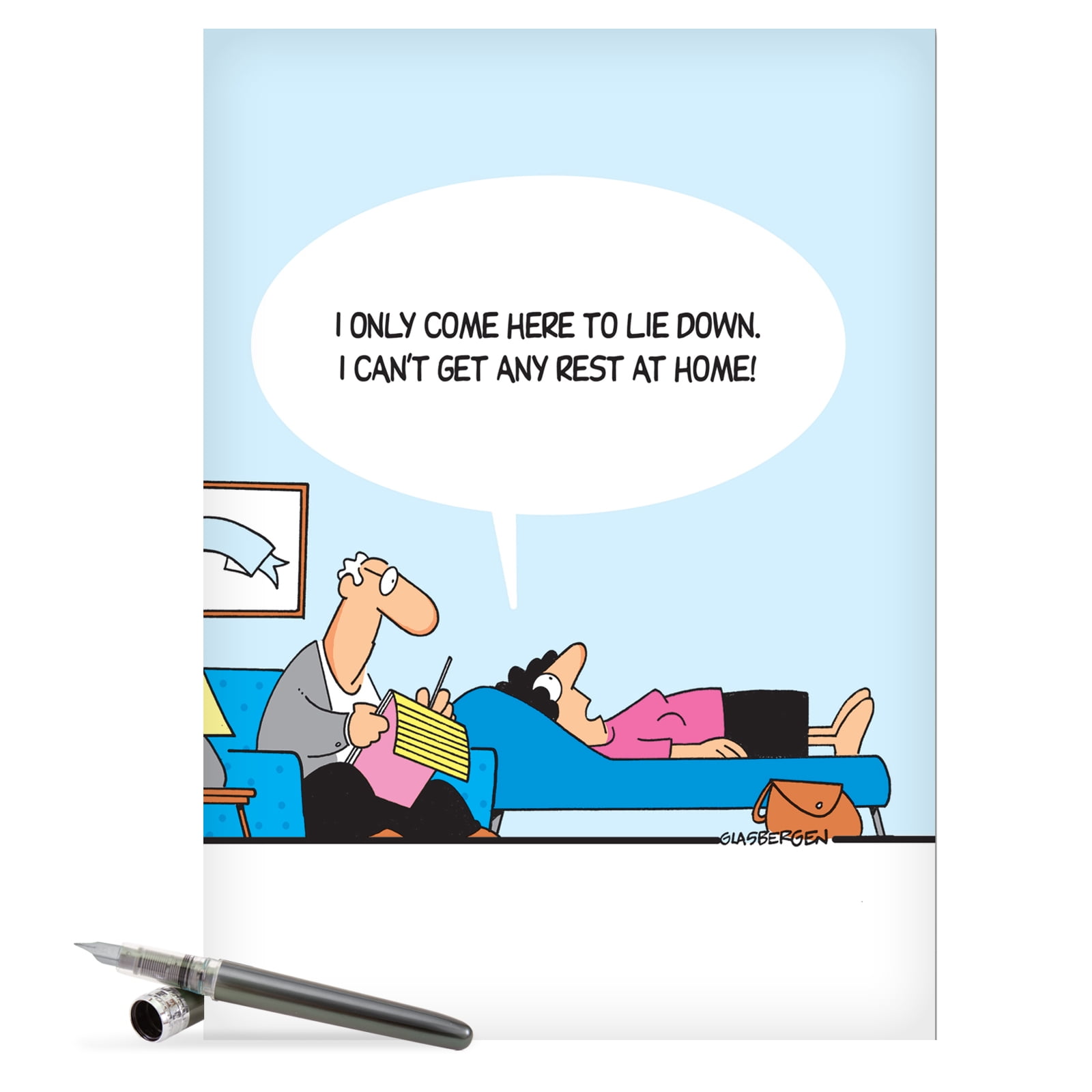J0201 Jumbo Funny Mothers Day Card Go To Hooters With Matching Envelope cards