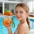 thumbnail image 5 of Hanging Strap Detachable Ice With Rotating Ice Removal Function Ice 500ml Cube Bottle With Easy Ice Tray Water Bottle Leak Proof Lid Vertical Ice Maker For Freezer Travel, 5 of 5