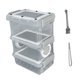 thumbnail image 1 of Caja de alimentación para cucarachas, casa transparente, cómoda, caja de cría, transparente Estilo A, 1 of 9