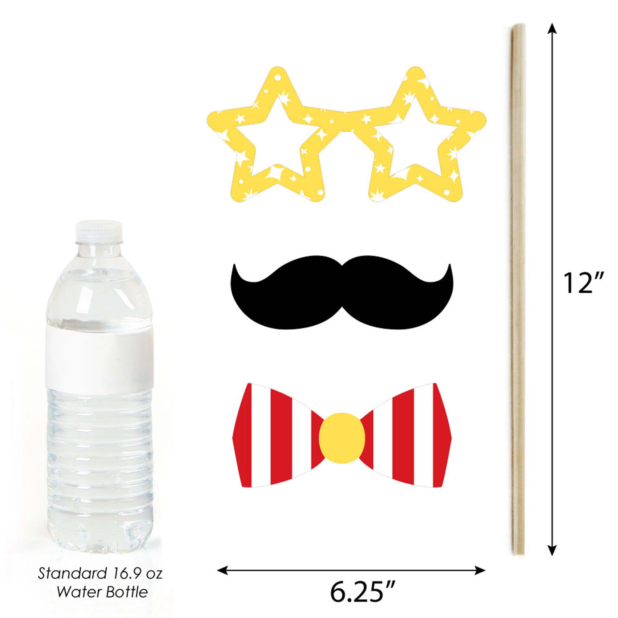 Big Dot Of Happiness Zirkus Goodie-Boxen – 12er Set, 10,8x7,6x19,7 Cm, Für Karneval & Mottoparty
