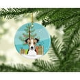 thumbnail image 2 of Carolines Treasures BB1633CO1 Christmas Tree and Jack Russell Terrier Ceramic Ornament 3 in multicolor, 2 of 3
