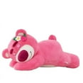 thumbnail image 1 of Disney Toy Story Lotso Cute Bear Strawberry Sofa Plush Pillow Stuffed Toys Children Girls Friends Festivals Birthday Gift 90cm, 1 of 6