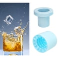 thumbnail image 1 of Ice  Mould, Cylinder Ice  Mould Blue Easy Release  For Home, 1 of 8