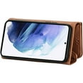 thumbnail image 3 of Wallet Case for Samsung Galaxy S23 for Women, Shoulder Crossbody Purse Handbag Neck Strap Lanyard Cover with ID Card Holder Phone Case for Samsung Galaxy S23 XK Brown, 3 of 18