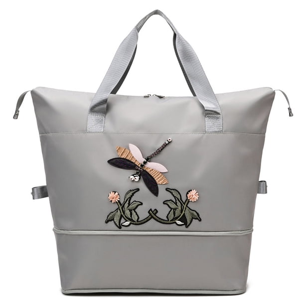 Bolsa De Viaje Plegable Bolsa De Viaje Plegable De Tela Oxford De Gran Capacidad Bolsa De Deporte Bolsa De Hombro Portátil Con Correa Sweethay AP007262-04