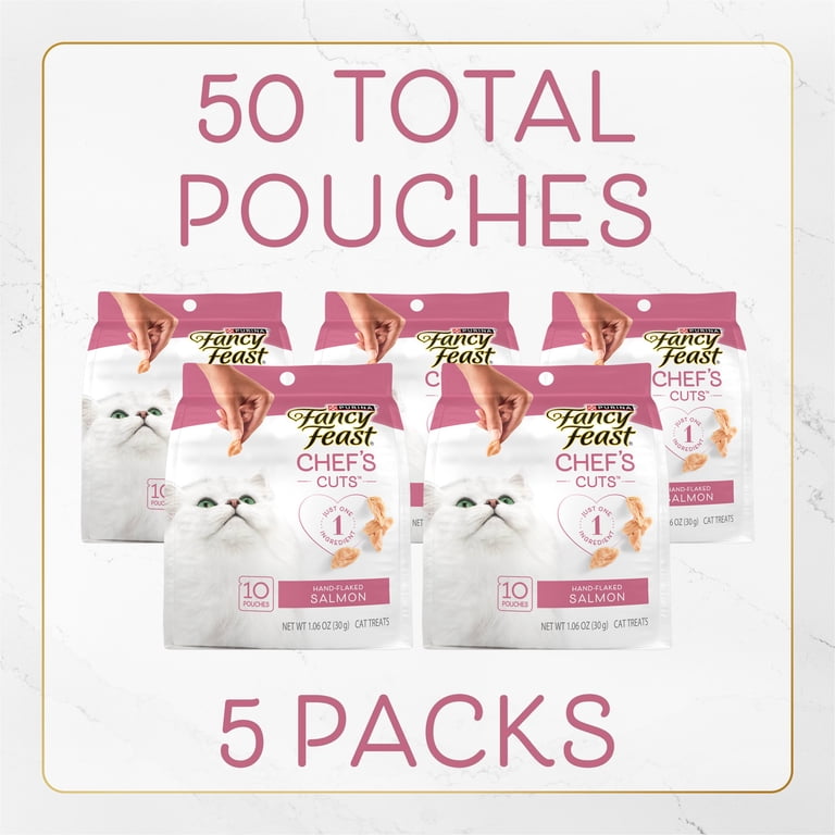Fancy Feast Chef's Cuts Hand-Flaked Salmon Treats photo 3