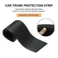 thumbnail image 4 of Rear Bumper Protector Guard Universal Rubber Scratch-Resistant Trunk Door Sill Protector Exterior Accessories Trim Cover for SUV/Cars Black, 4 of 9
