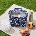 thumbnail image 3 of Portable Insulated Lunch Cooler Bag With Handle Thermal Food Storage Box For Travel Office Car Picnic And Outdoor Use, 3 of 7