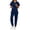 Sky Blue, variant on CHUMUD Womens Scrubs Set Medical Uniforms – Short Sleeve V-Neck Top & Jogger Pants with Pockets for Nurse, Doctor, Healthcare Workers