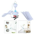 thumbnail image 2 of Yammee 12V Portable Ceiling Fan 20inch Mini Hanging Ceiling Fan Camping Tent Fan with Switches for Outdoor Gazebos Ceiling Fan, 2 of 17