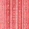 thumbnail image 1 of Ahgly Company Machine Washable Indoor Square Abstract Red Modern Area Rugs, 8' Square, 1 of 4