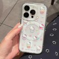 thumbnail image 5 of Nueva carcasa magnética de Hello Kitty para teléfono Apple 15promax 14plus, funda de dibujos animados para iPhone 15, 5 of 5