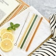 thumbnail image 6 of Reusable Silicone Straws,Curved Eco Drinking Tubes, Colorful Juice/Milk Accessories, Dishwasher Safe, 6 of 7