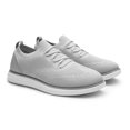 thumbnail image 3 of Zapatos Oxford Clásicos para Hombre Bruno Marc Talla 8.5 Gris, 3 of 9