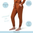 thumbnail image 4 of Hello Mello Best Day Ever Lounge Jooggers Lightweight Pajama Pants, Coffee (Women's), 4 of 8