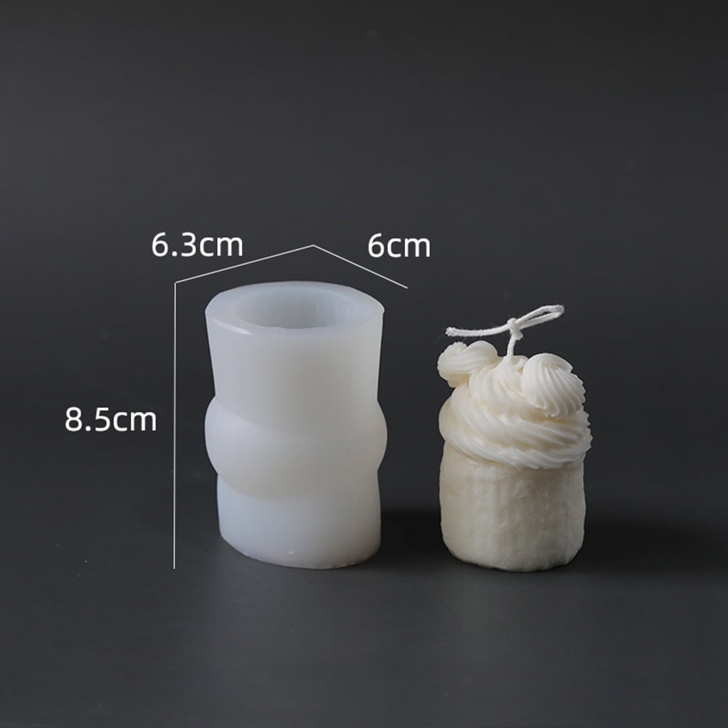 Silicone Candle Mold, Creative 3D Soap Handmade Silicone Mold for Crafting Projects