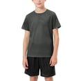 thumbnail image 6 of Mifsaly Toddler Girls Boys 2 Piece Athletic Outfits Mesh Short Sleeve T-Shirts and Shorts Lightweight Breathable Running Training Workout Summer Clothing, 6 of 6