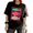 2-Black, variant on Cozymy Women Top Playful Painted Fish Print T-shirt Bright Stars Tee Relaxed Fit Top for Trendy Summer Look