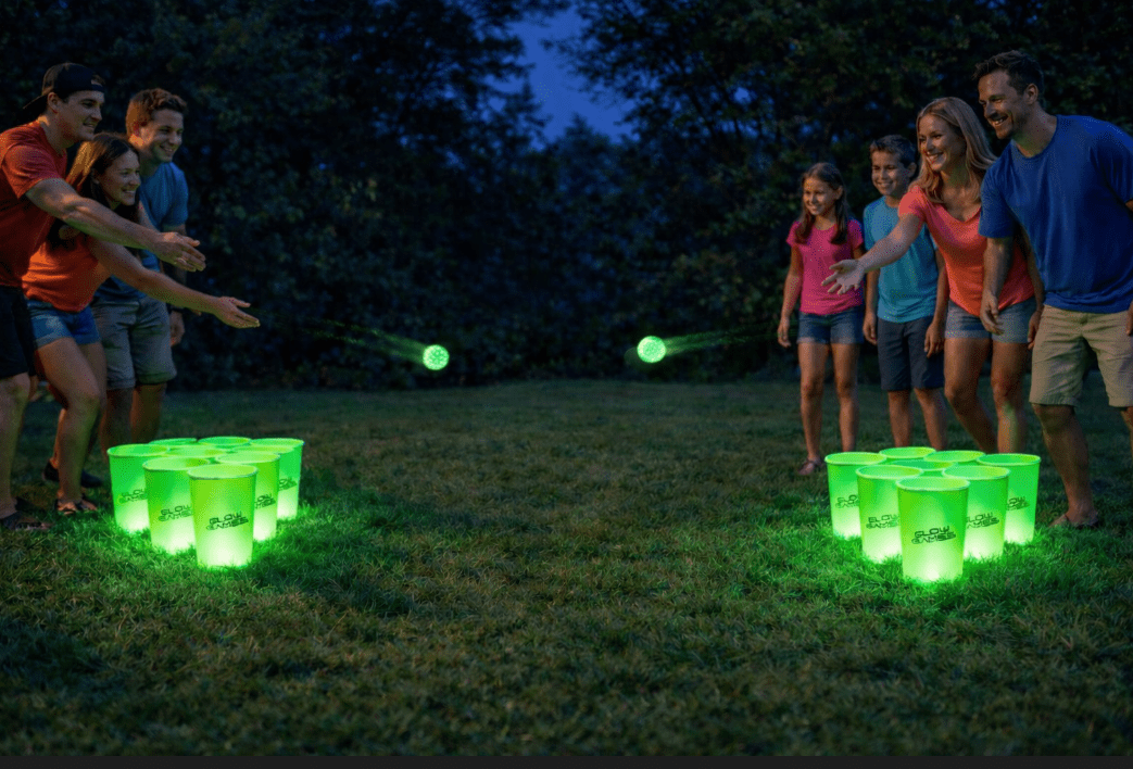 Glow Games Yard Pong