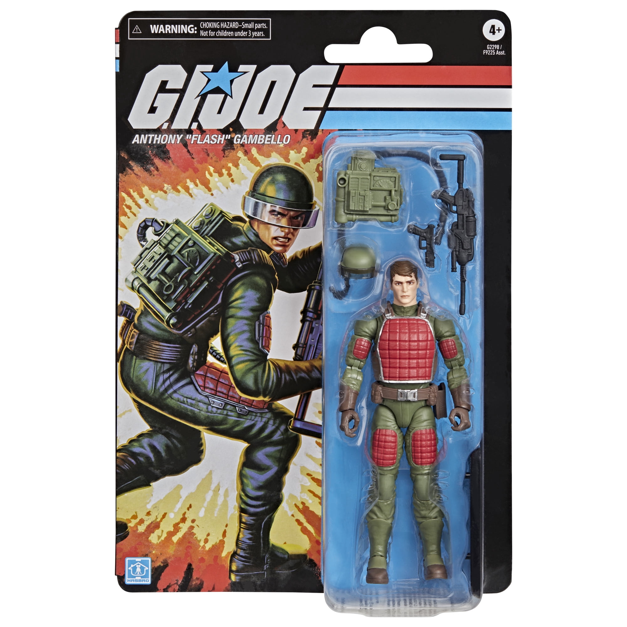 G.I. Joe Classified Series Retro Cardback Anthony "Flash" Gambello, 6 inch Action Figure